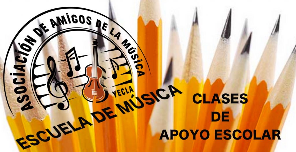 Nuevas clases de apoyo escolar en la Escuela de Música de Yecla