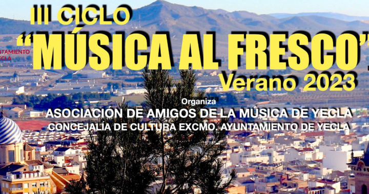 III CICLO “MÚSICA AL FRESCO” JULIO 2023