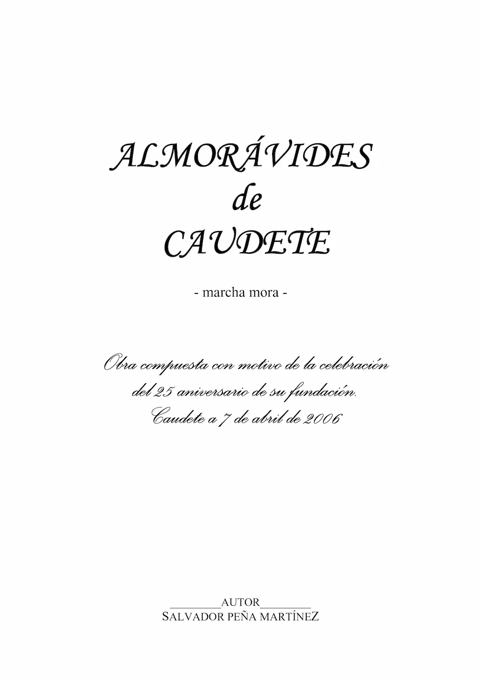 Almorávides de Caudete