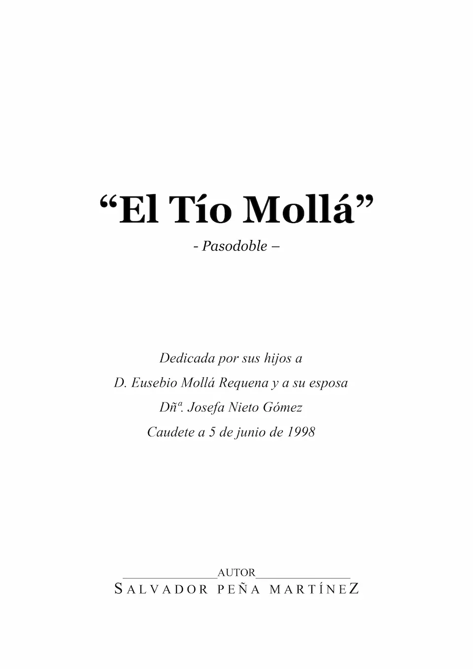 El Tío Mollá