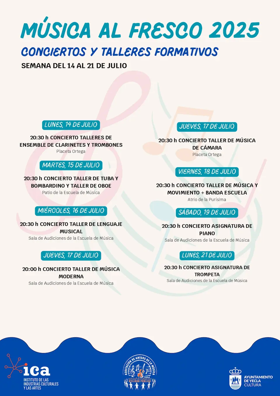 Música al Fresco semana 14-21