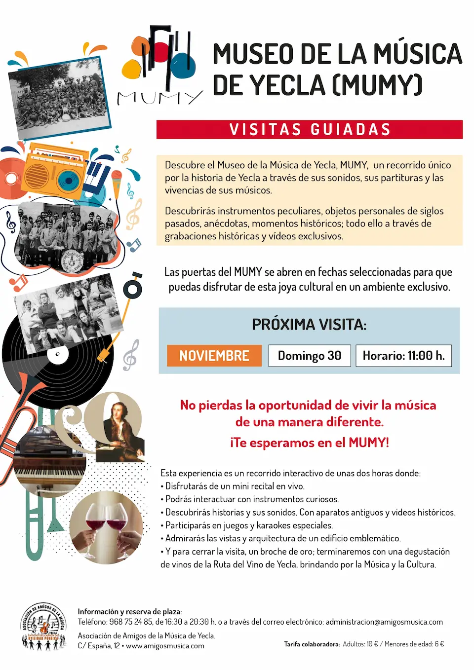 CARTEL A3 VISITA MUMY nov CARTEL A3 VISITA MUMY nov