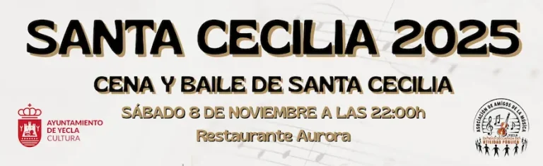 Cena Santa Cecilia 2025 dest.