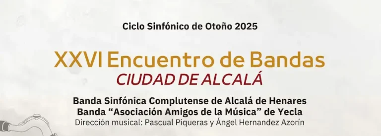 XXVI Encuentro de Bandas Ciudad de Alcalá destacadas