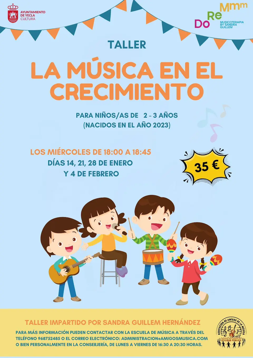 CARTEL TALLER sandra