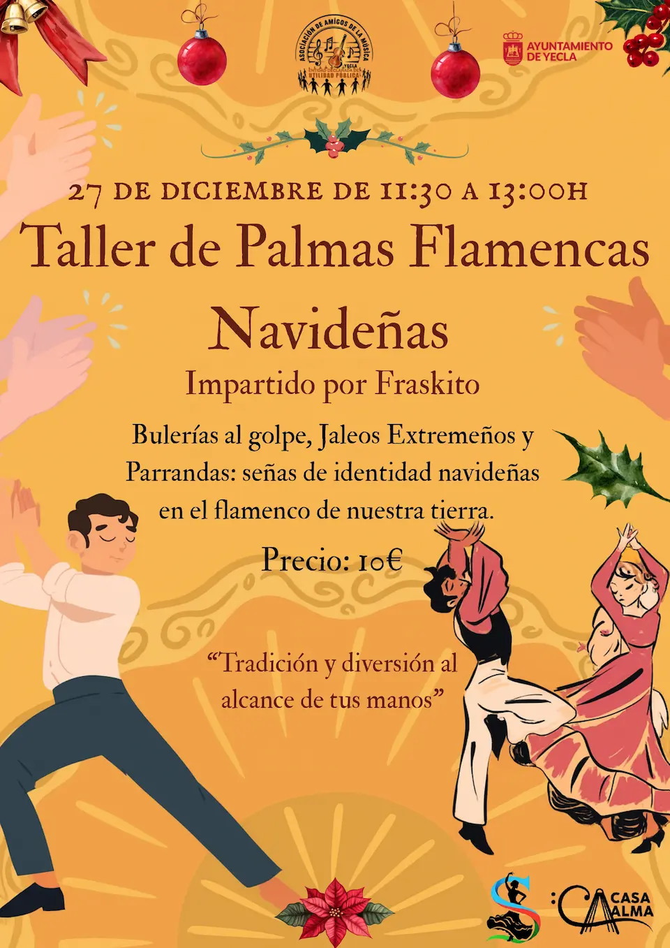 Palmas Flamencas Navideñas