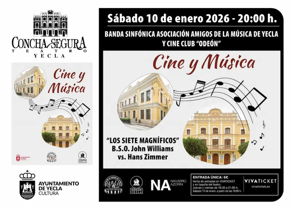 Cartel cine y música 