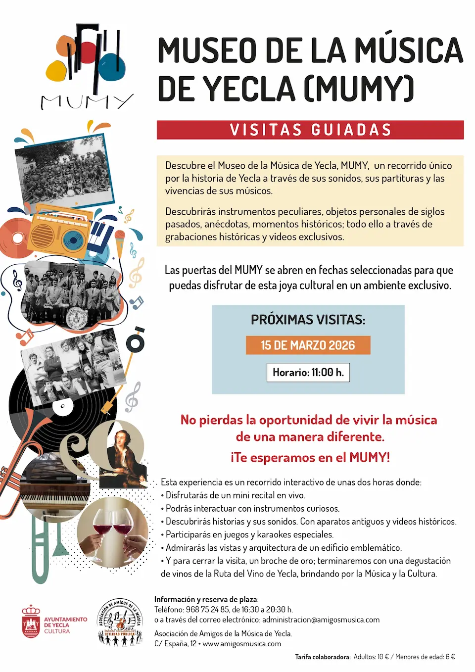 CARTEL A3 VISITA MUMY MARZO 26