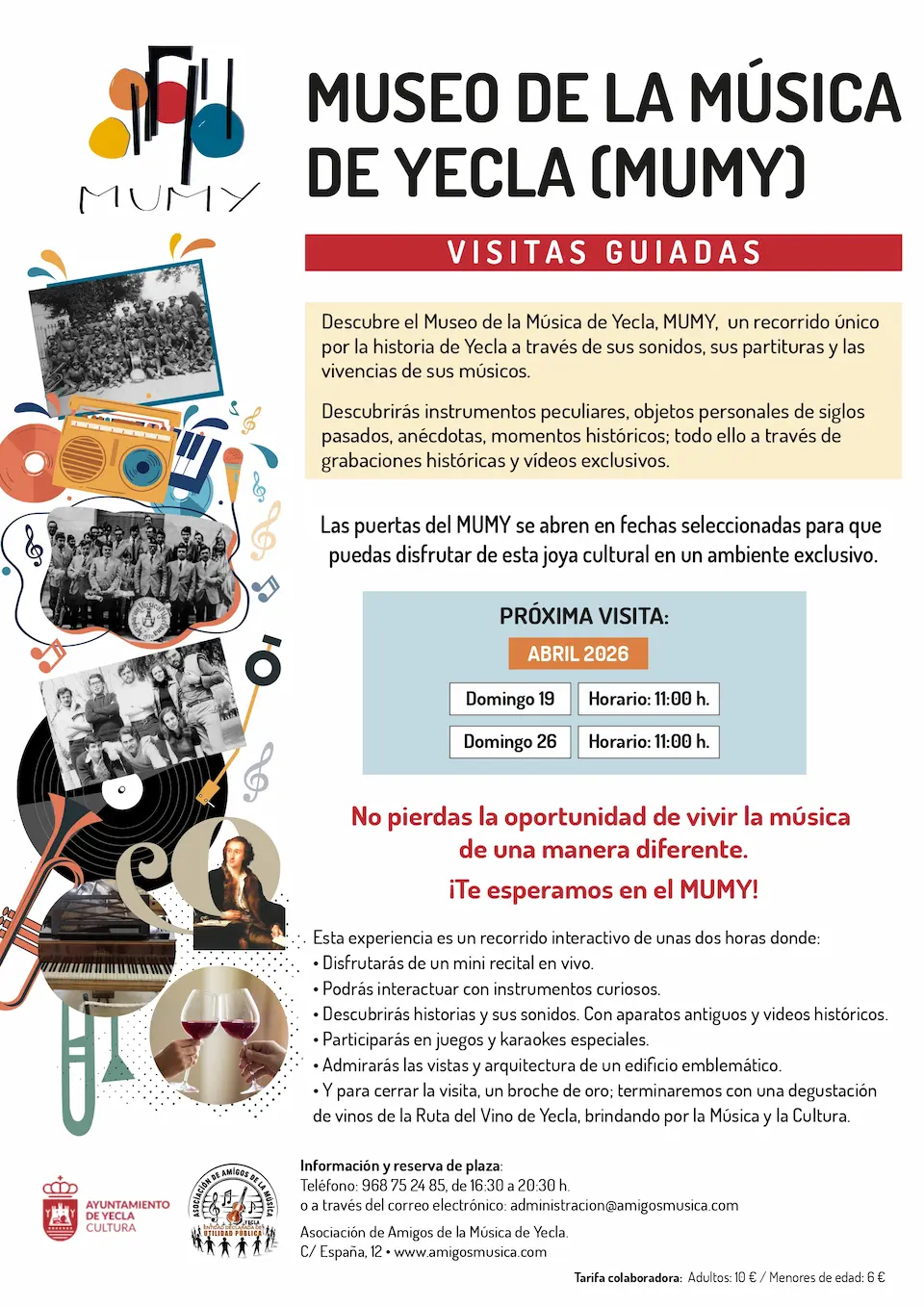 CARTEL A3 VISITA MUMY 