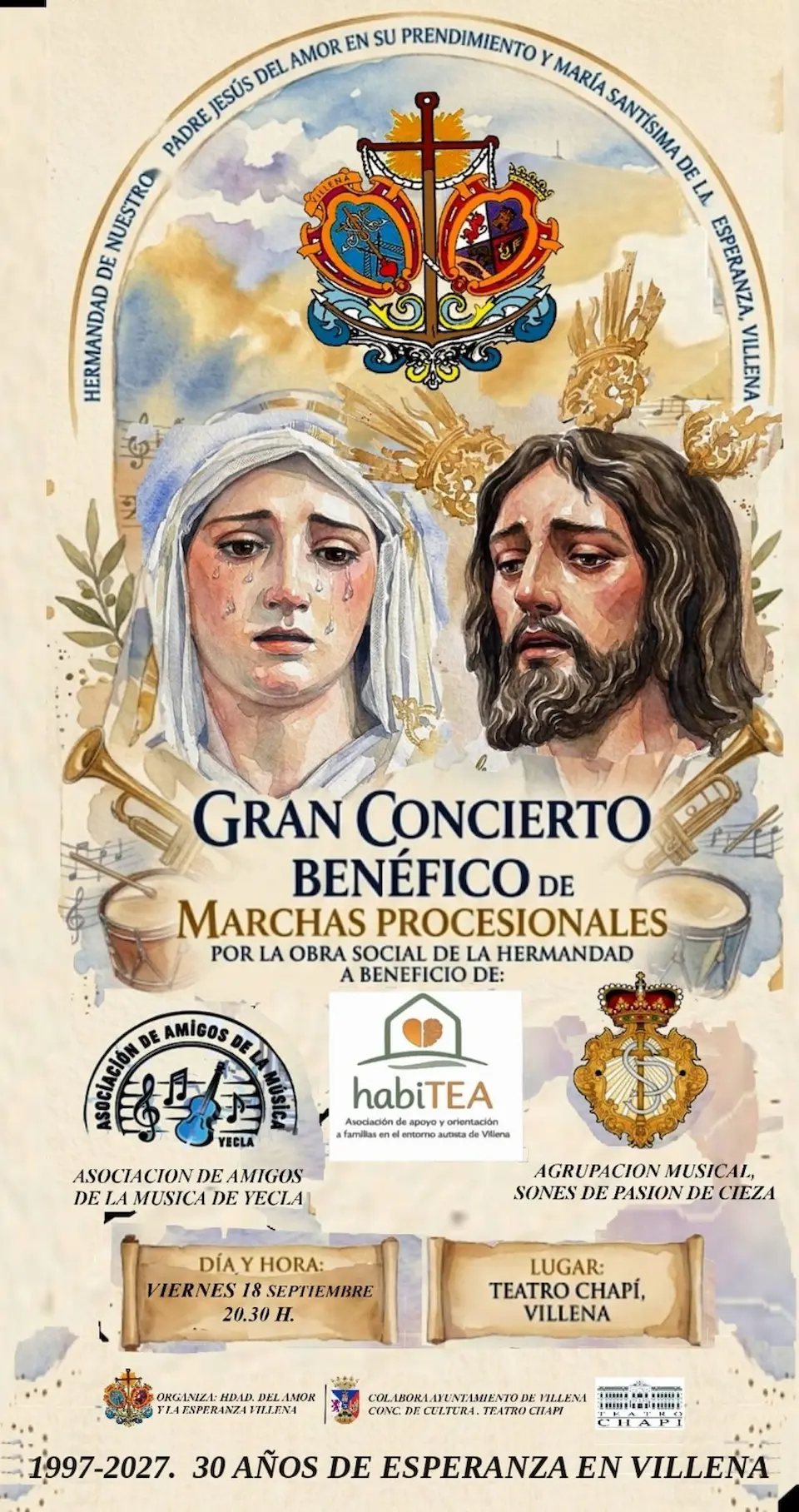 Foto Noticia 1,Concierto Benéfico Villena